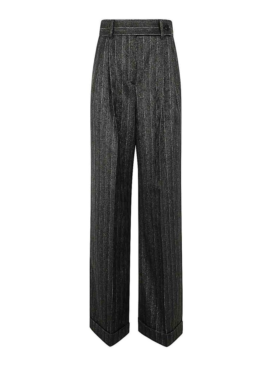 Alberta Ferretti Pantalons Décontractés - Noir