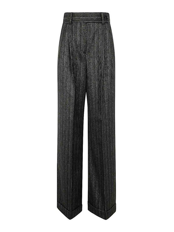 Alberta Ferretti Pantalons Décontractés - Noir