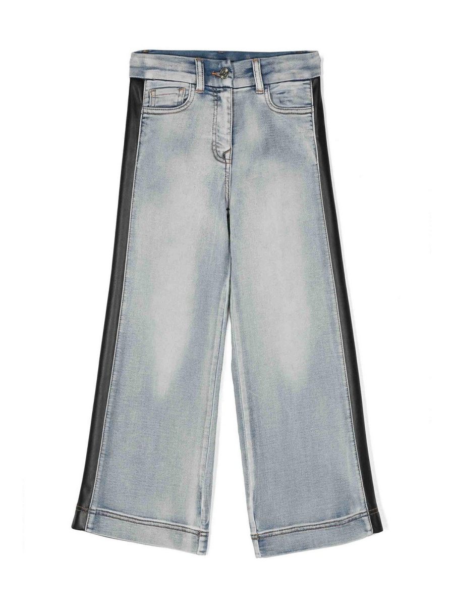 Monnalisa Bebè Jean Bootcut - Gris Clair