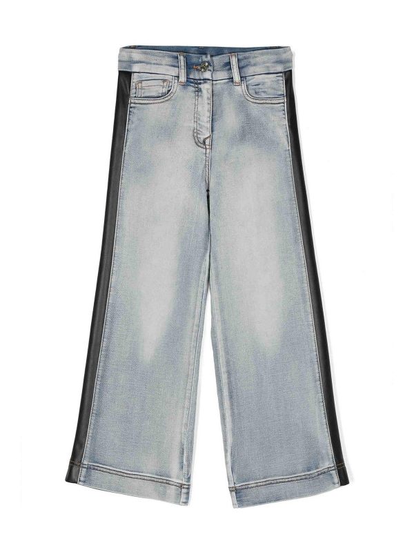 Monnalisa Bebè Jean Bootcut - Gris Clair