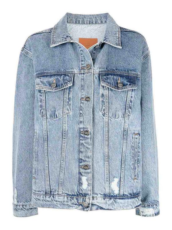 Anine Bing Veste En Jean - Bleu