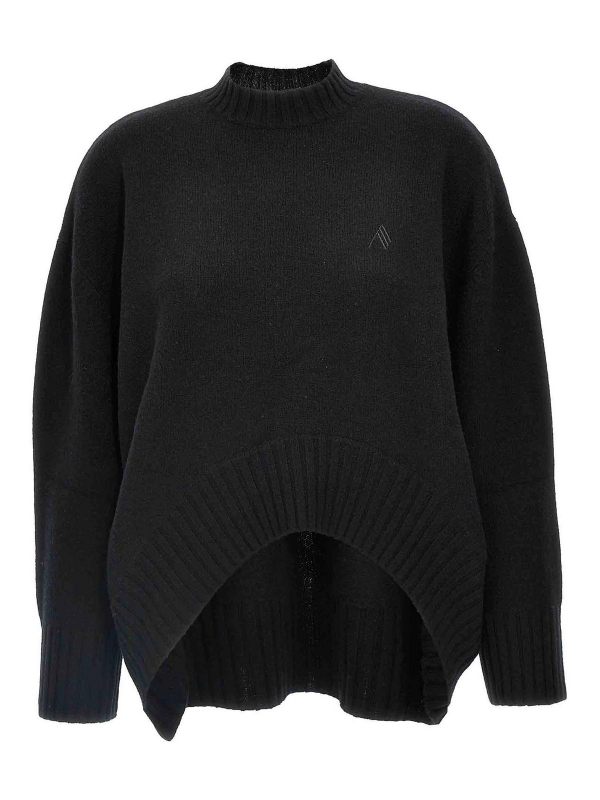 The Attico Pull Col Rond - Noir