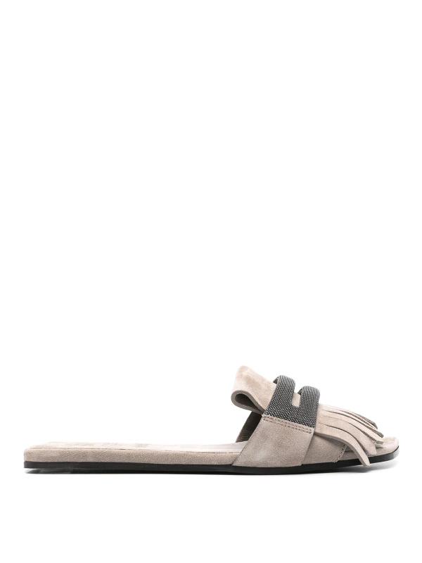 Brunello Cucinelli Sandales - Gris