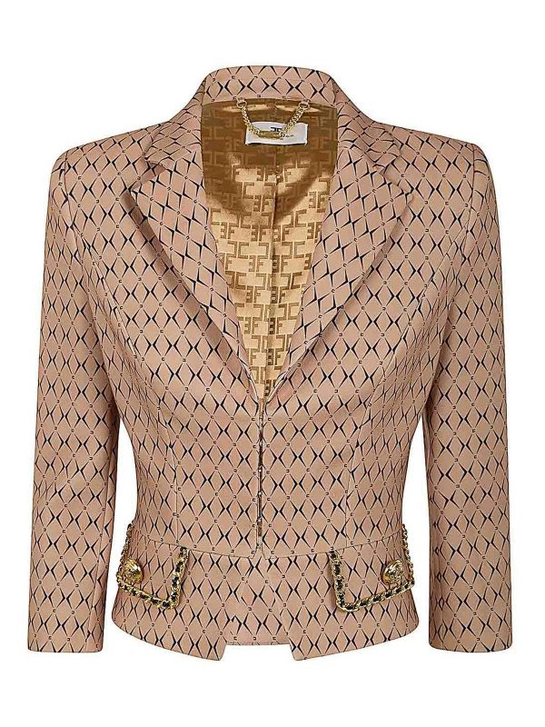 Elisabetta Franchi Blazer - Marron