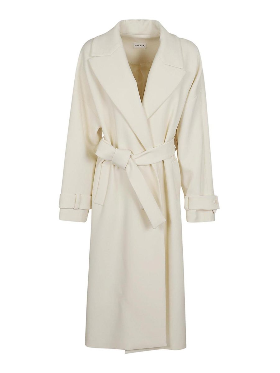 P. A.R. O.S. H. Manteau Court - Crème