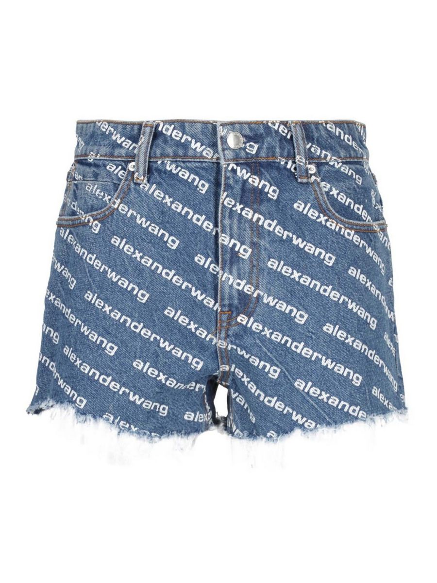 Alexander Wang Short - Foncé Délavé