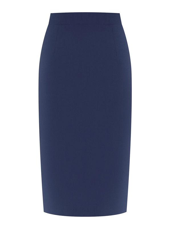 Alberta Ferretti Jupe Midi - Bleu