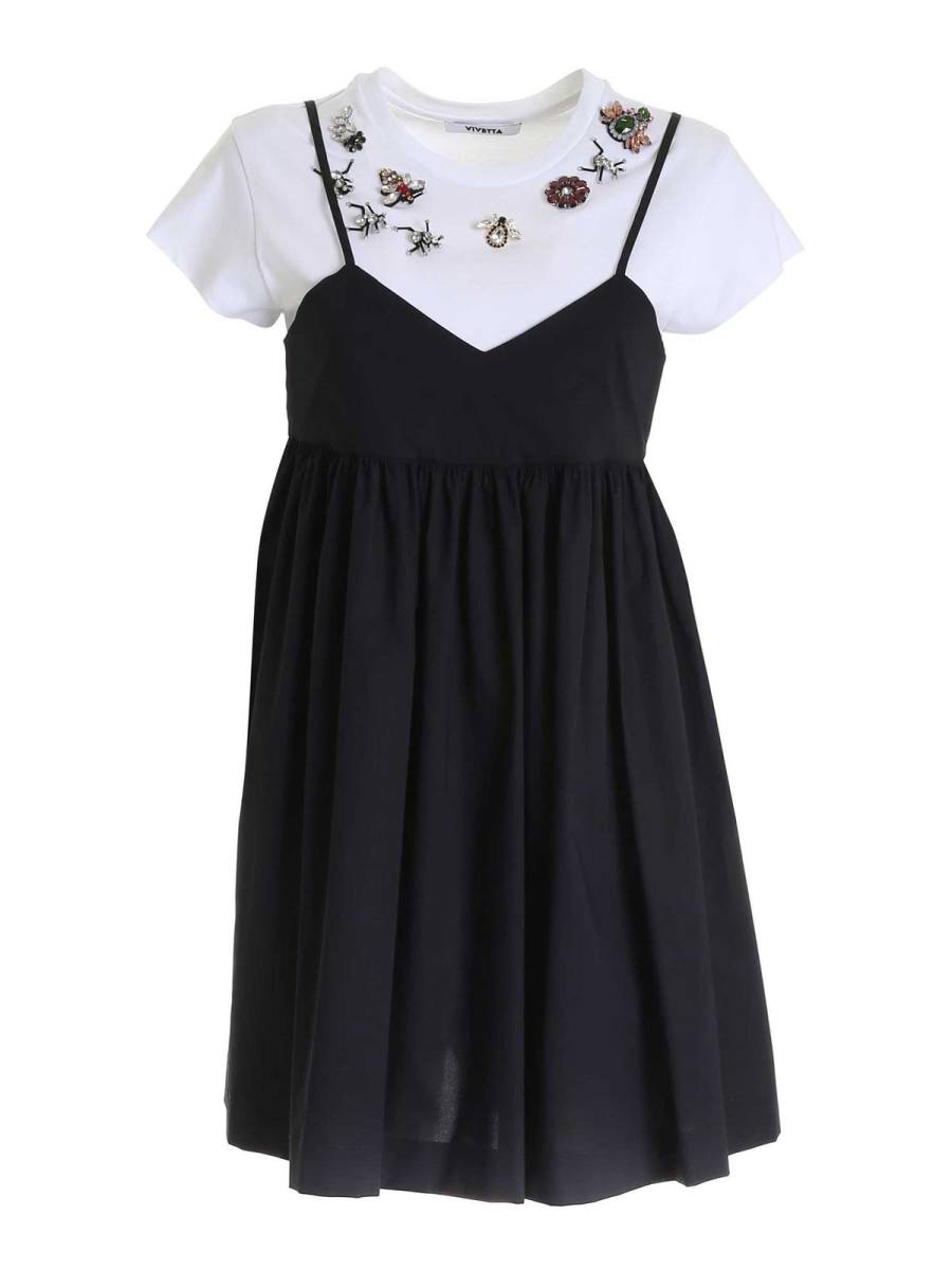 Vivetta Robe Au Genou - Noir