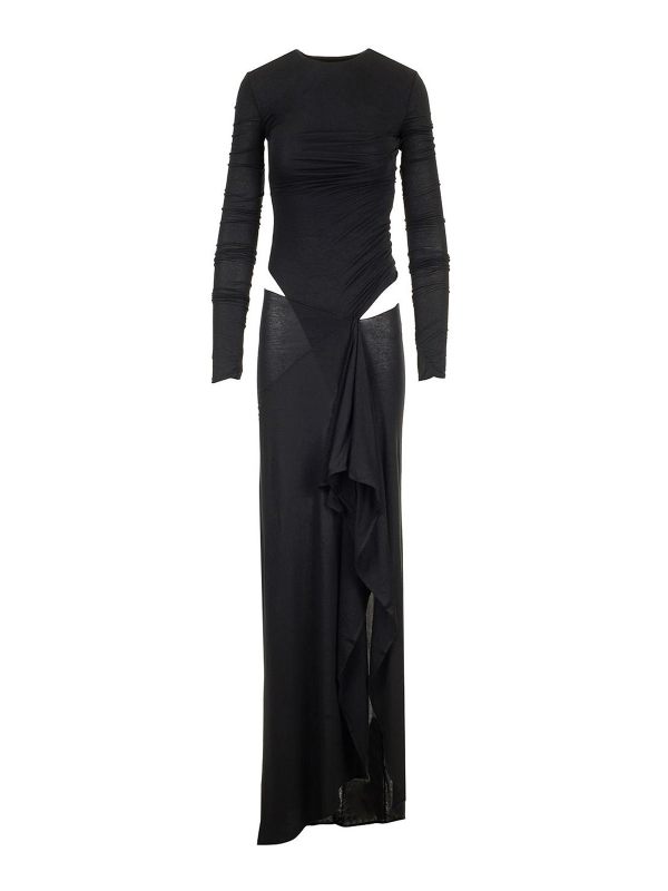 The Attico Robe Au Genou - Noir