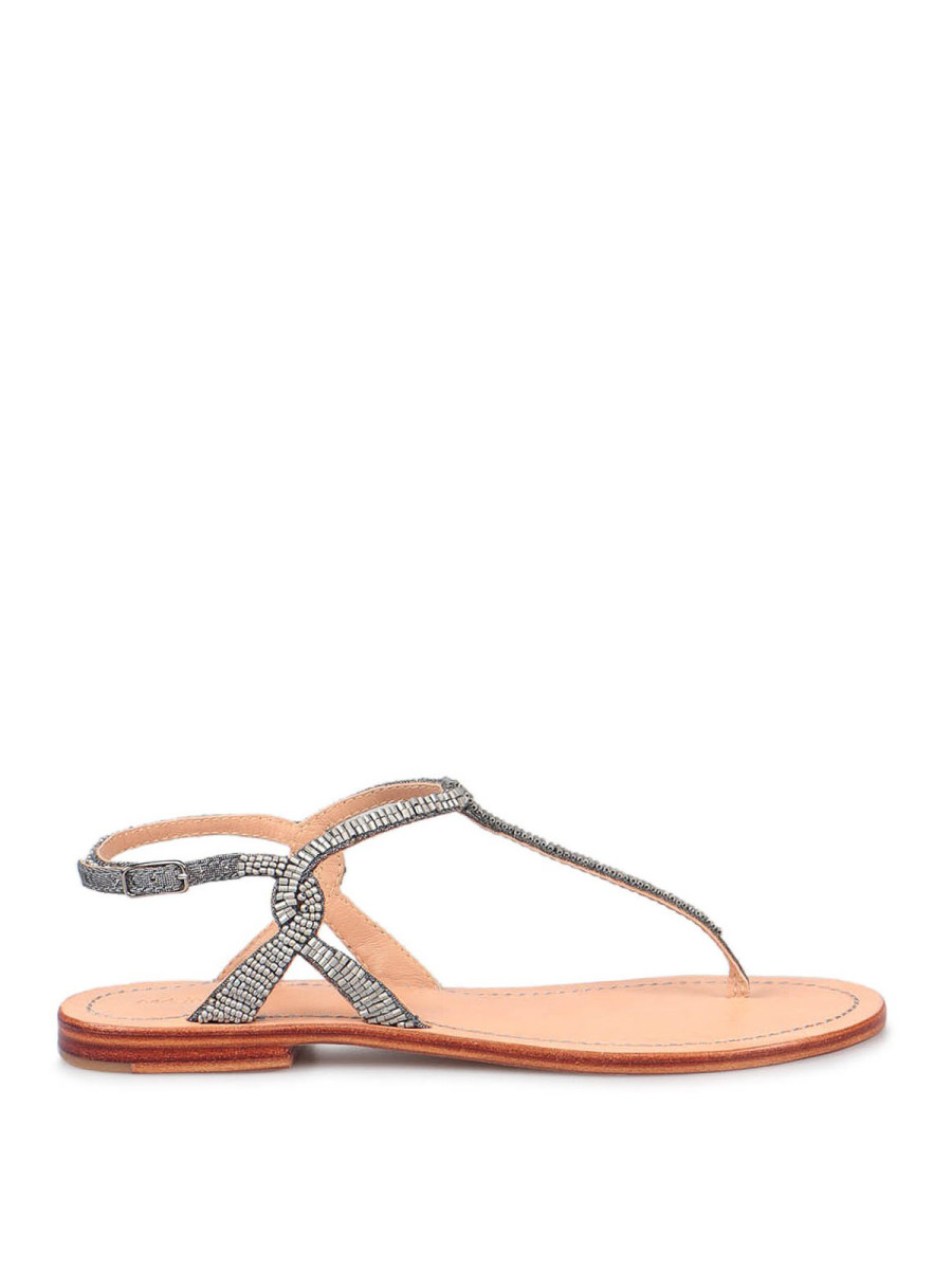Maliparmi Sandales - Cuts & Beads