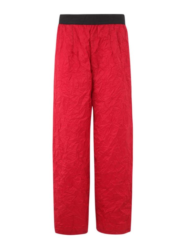 Maria Calderara Pantalons Décontractés - Rouge