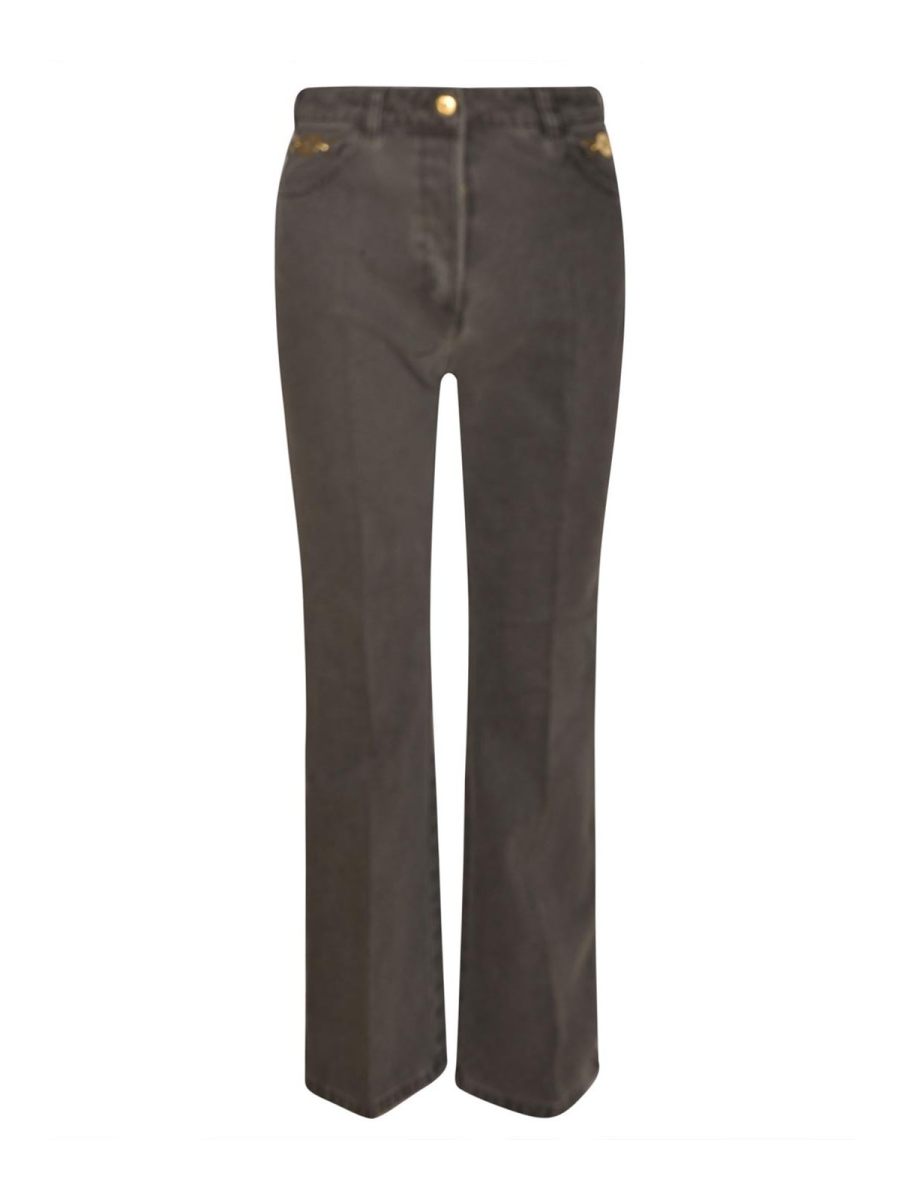 Patou Pantalons Décontractés - Gris Foncé