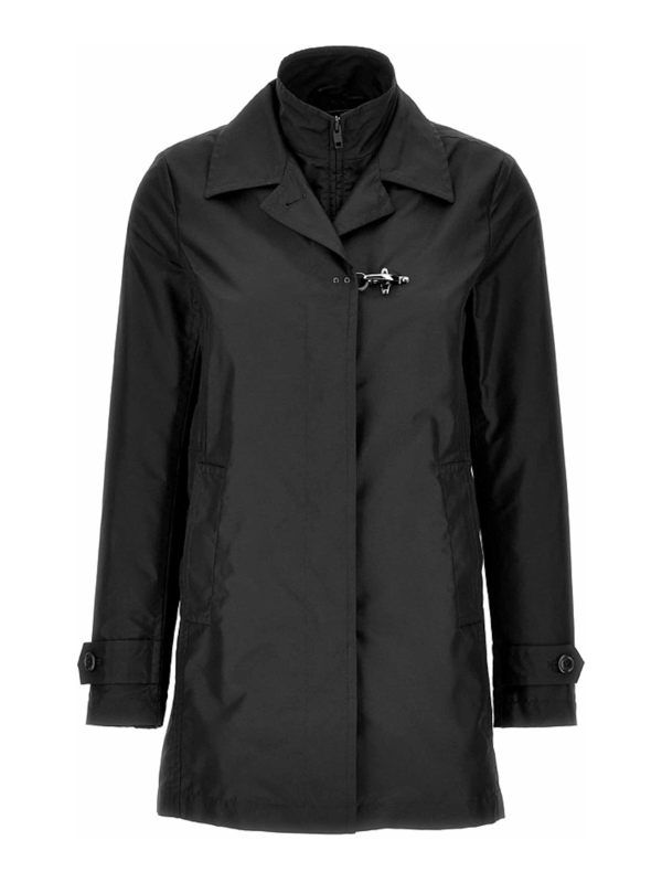 Fay Manteau Court - Noir