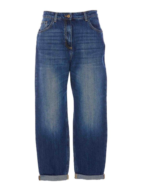 Elisabetta Franchi Jean Bootcut - Bleu