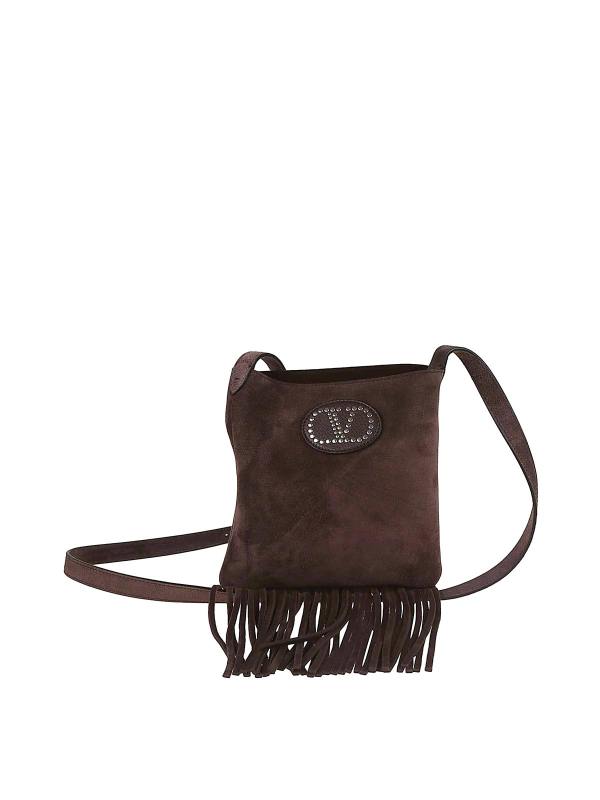 Valentino Garavani Sac Bandoulière - Marron Foncé