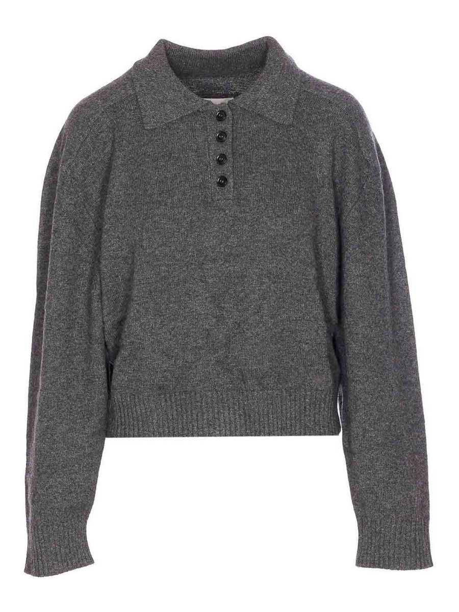 Loulou Studio Pull Col Rond - Gris