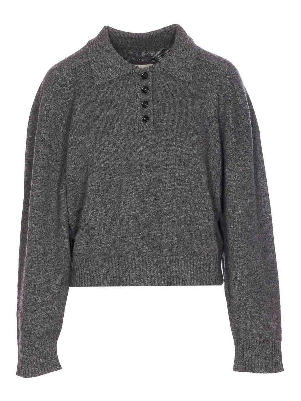 Loulou Studio Pull Col Rond - Gris