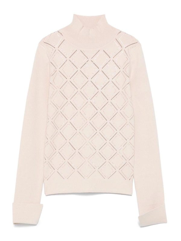 Blugirl Pull Col Roulé - Beige