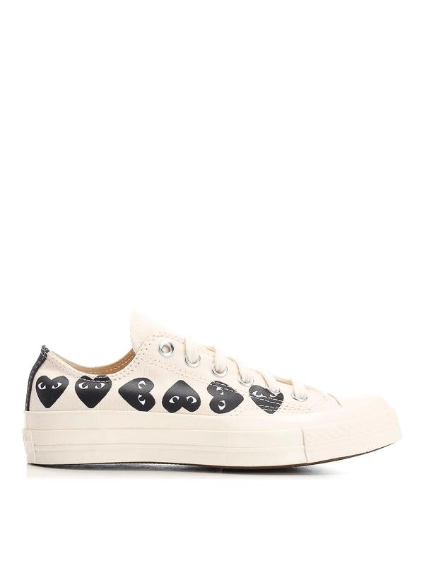 Comme des Garçons Play Baskets - Blanc
