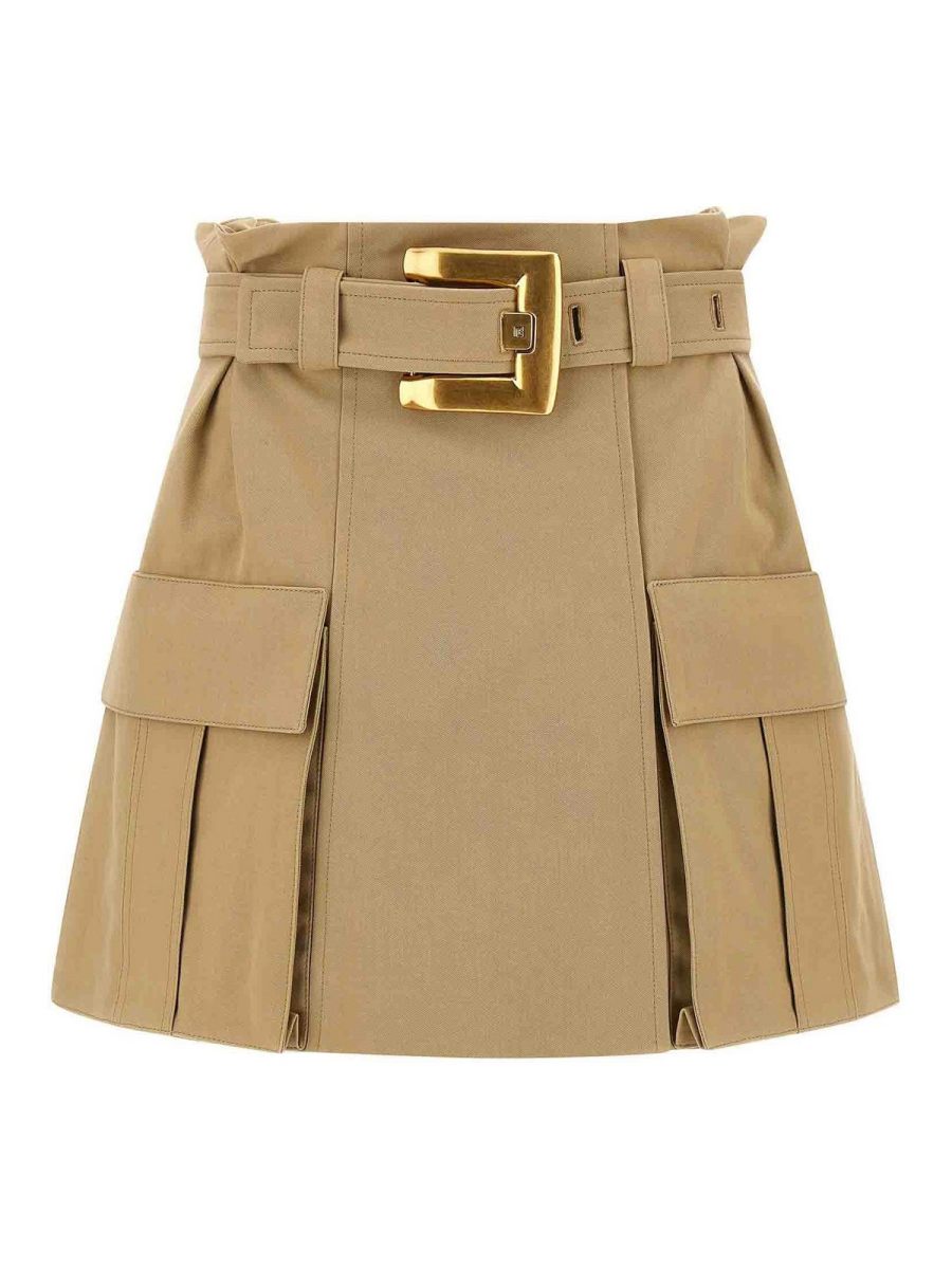 Balmain Jupe Midi - Beige