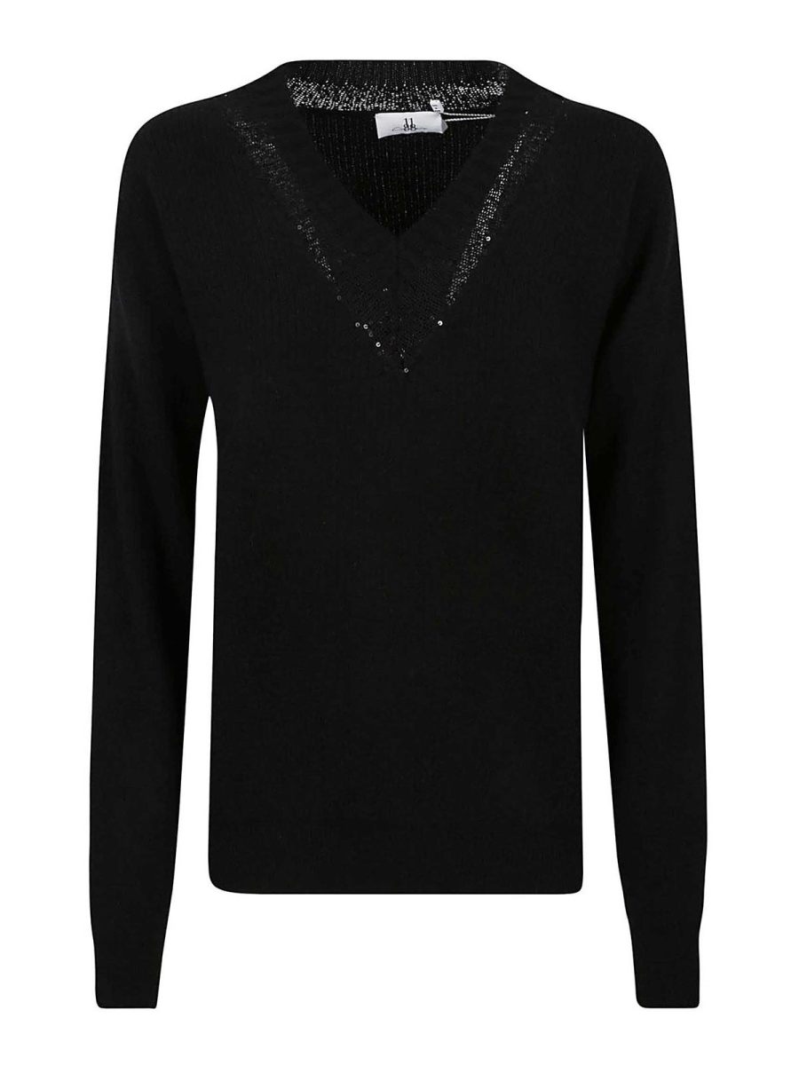Eleven88 Pull À Col V - Noir