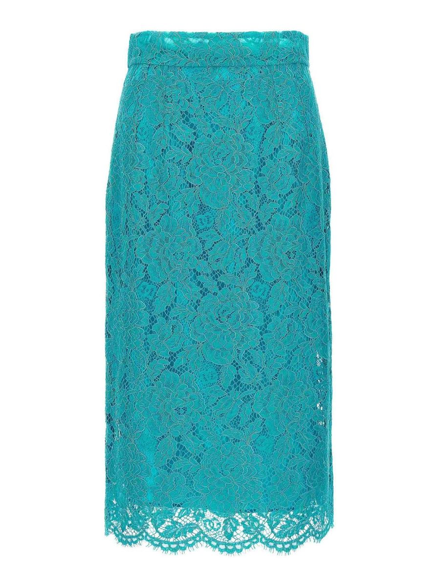 Dolce & Gabbana Jupe Midi - Bleu Clair