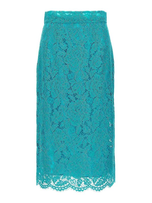 Dolce & Gabbana Jupe Midi - Bleu Clair