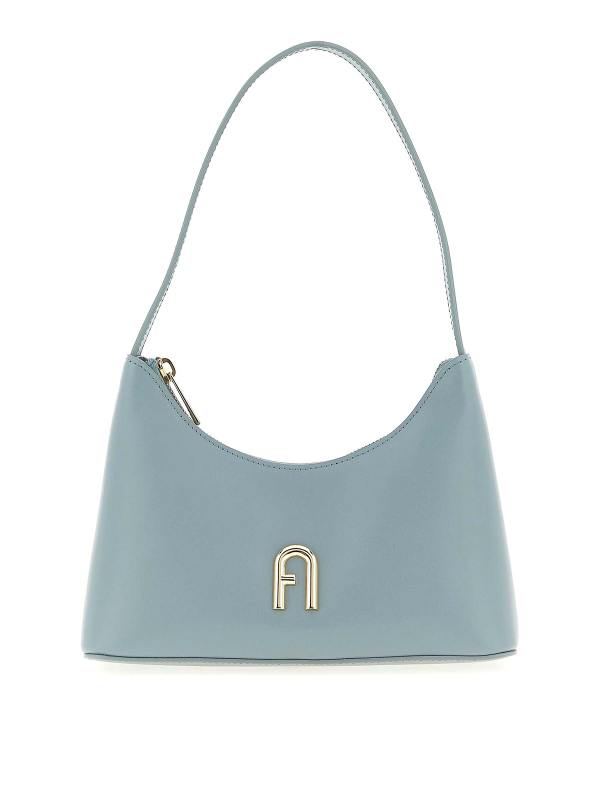 Furla Sac Porté Épaule - Bleu Clair