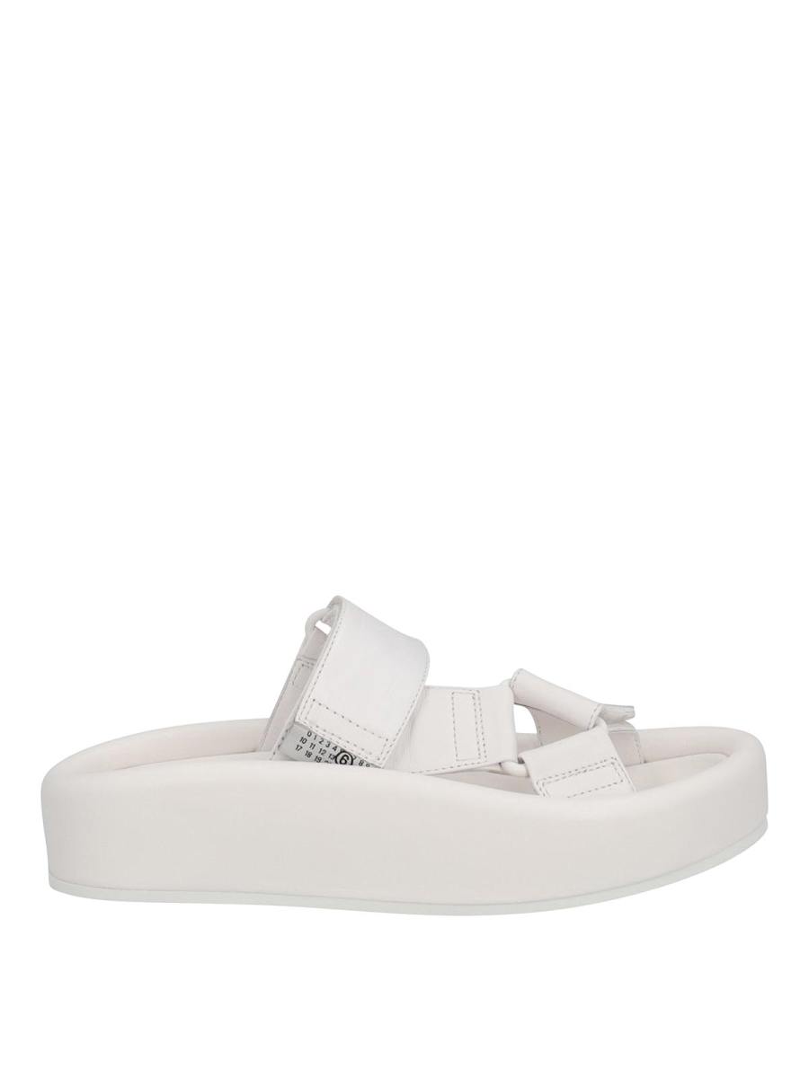 MM6 Maison Margiela Sandales - Blanc