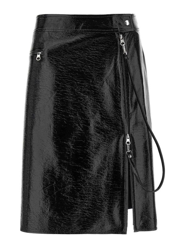 Courreges Jupe Midi - Noir