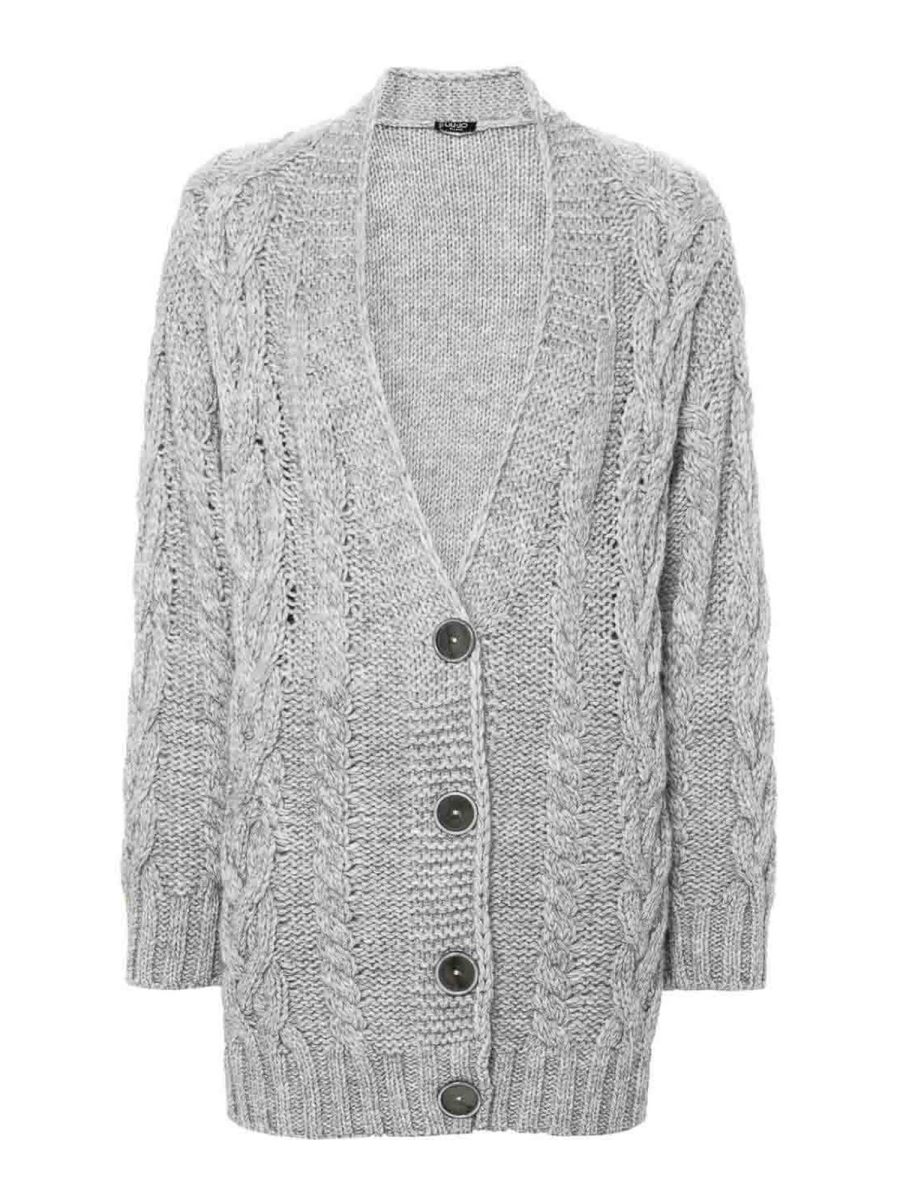 Liu Jo Pull Col Rond - Gris