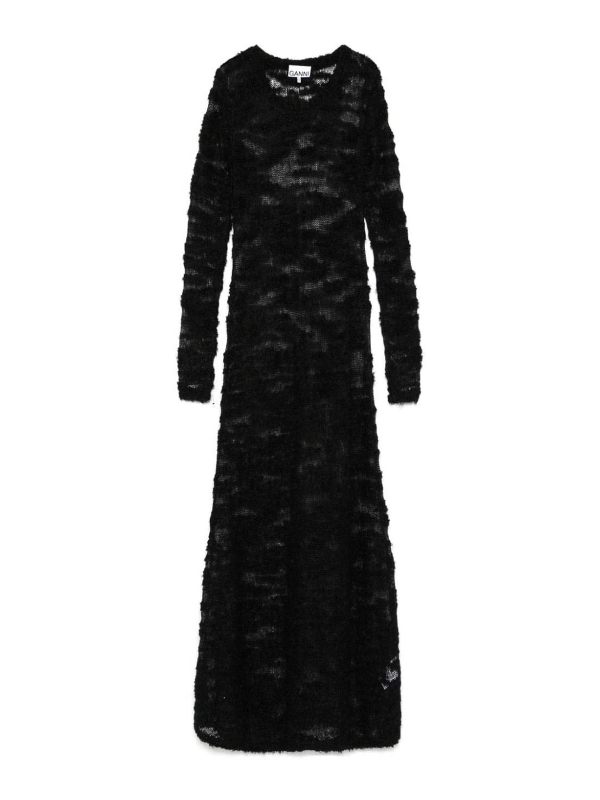 Ganni Maxi Robe - Noir