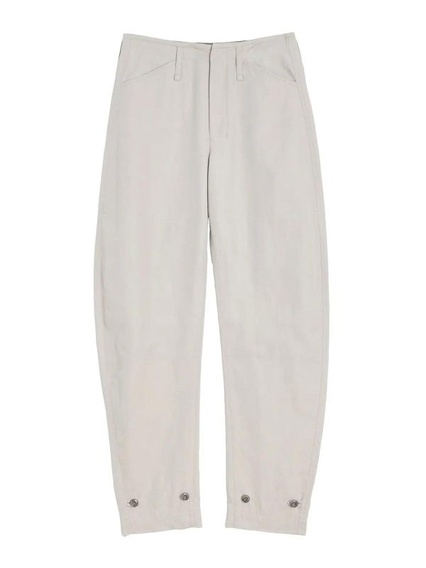 Lemaire Pantalons Décontractés - Blanc