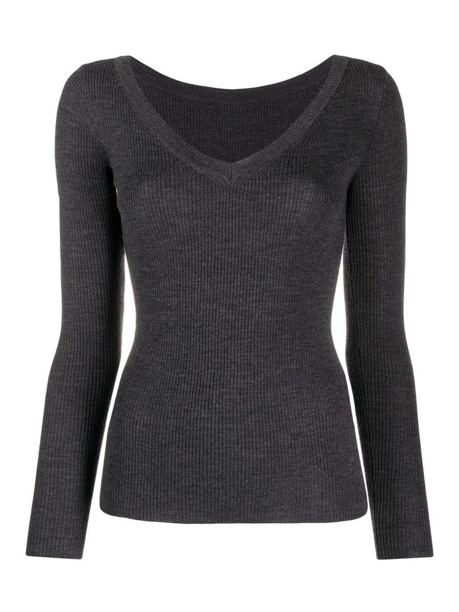 P. A.R. O.S. H. Pull Col Bateau - Gris