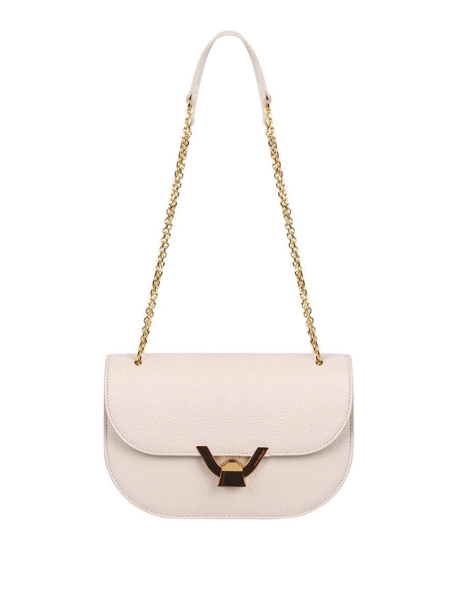 Coccinelle Sac Porté Épaule - Blanc