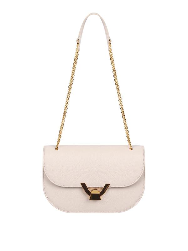 Coccinelle Sac Porté Épaule - Blanc