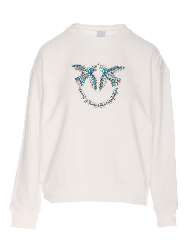 Pinko Pull Col Rond - Blanc