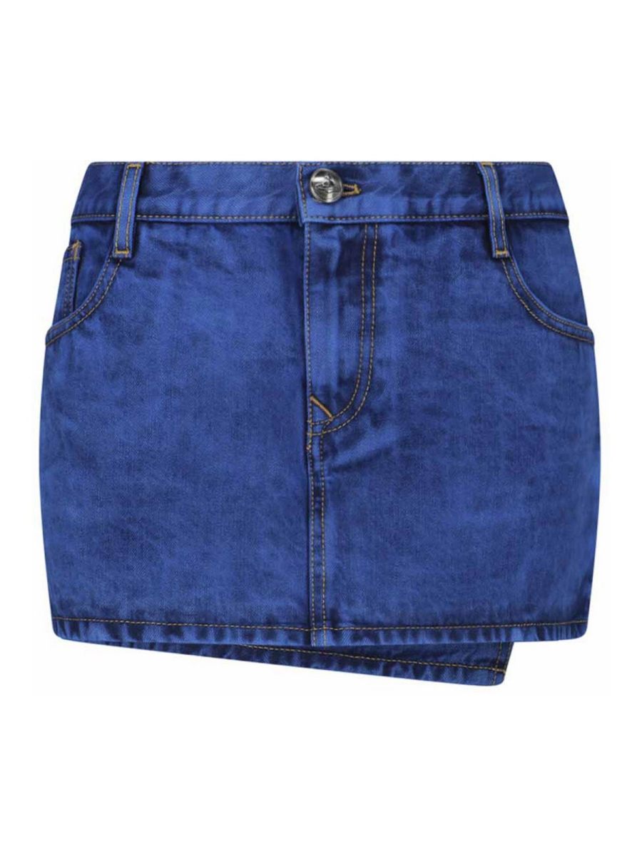 Vivienne Westwood Mini Jupe - Bleu