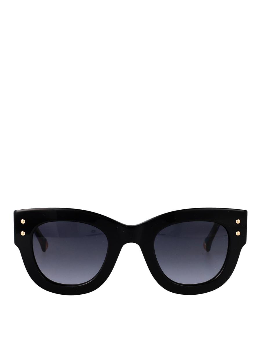 Carolina Herrera Lunettes De Soleil - Noir