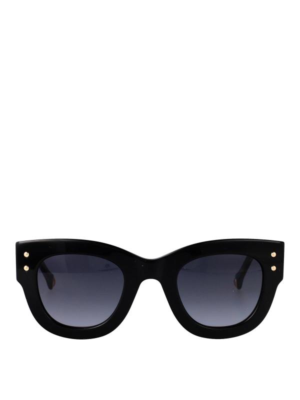 Carolina Herrera Lunettes De Soleil - Noir