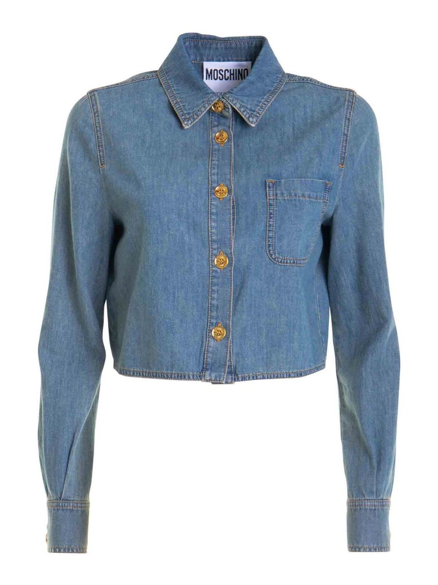 Moschino Chemise - Clair Délavé