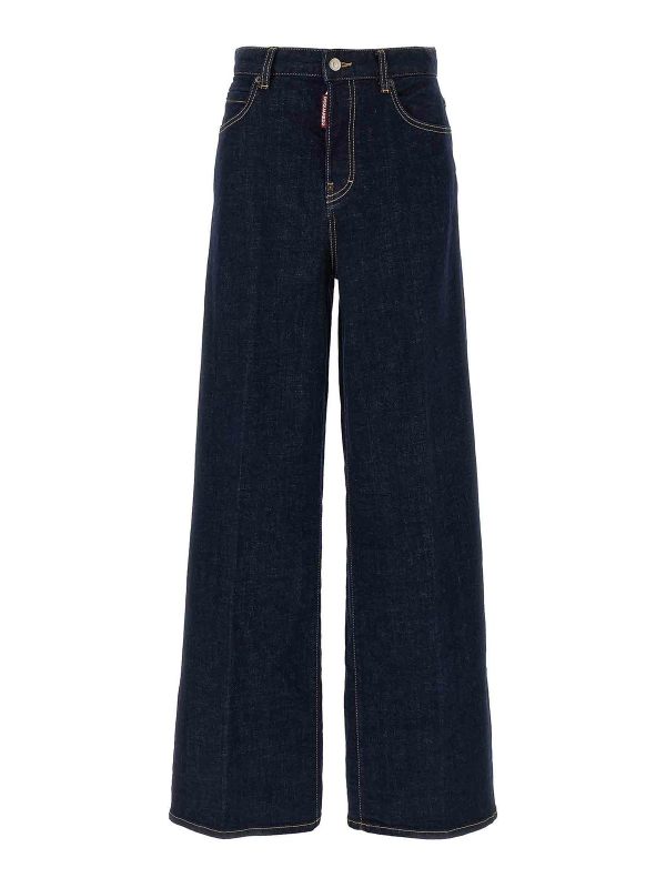 Dsquared2 Jean Bootcut - Bleu