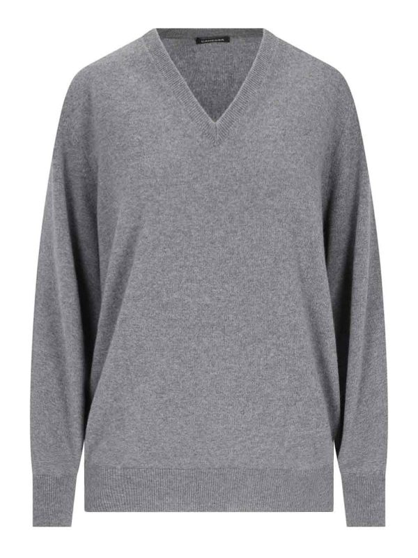 Canessa Pull À Col V - Gris