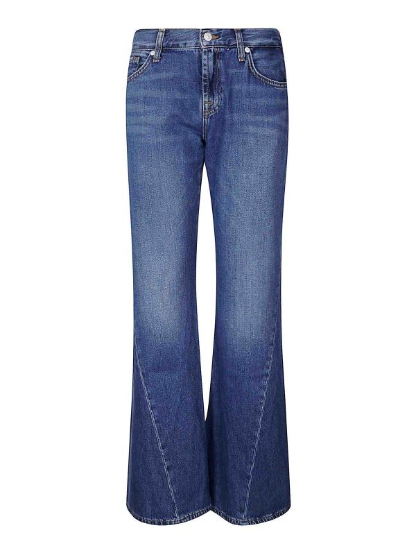 7 For All Mankind Jean Bootcut - Bleu