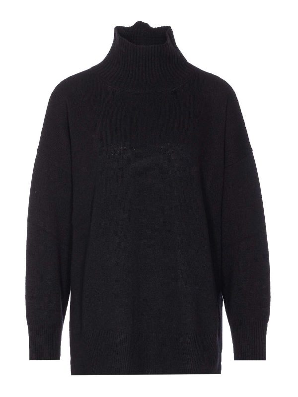 Roberto Collina Pull Col Rond - Noir