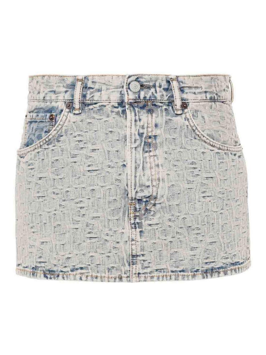 Acne Studios Mini Jupe - Bleu