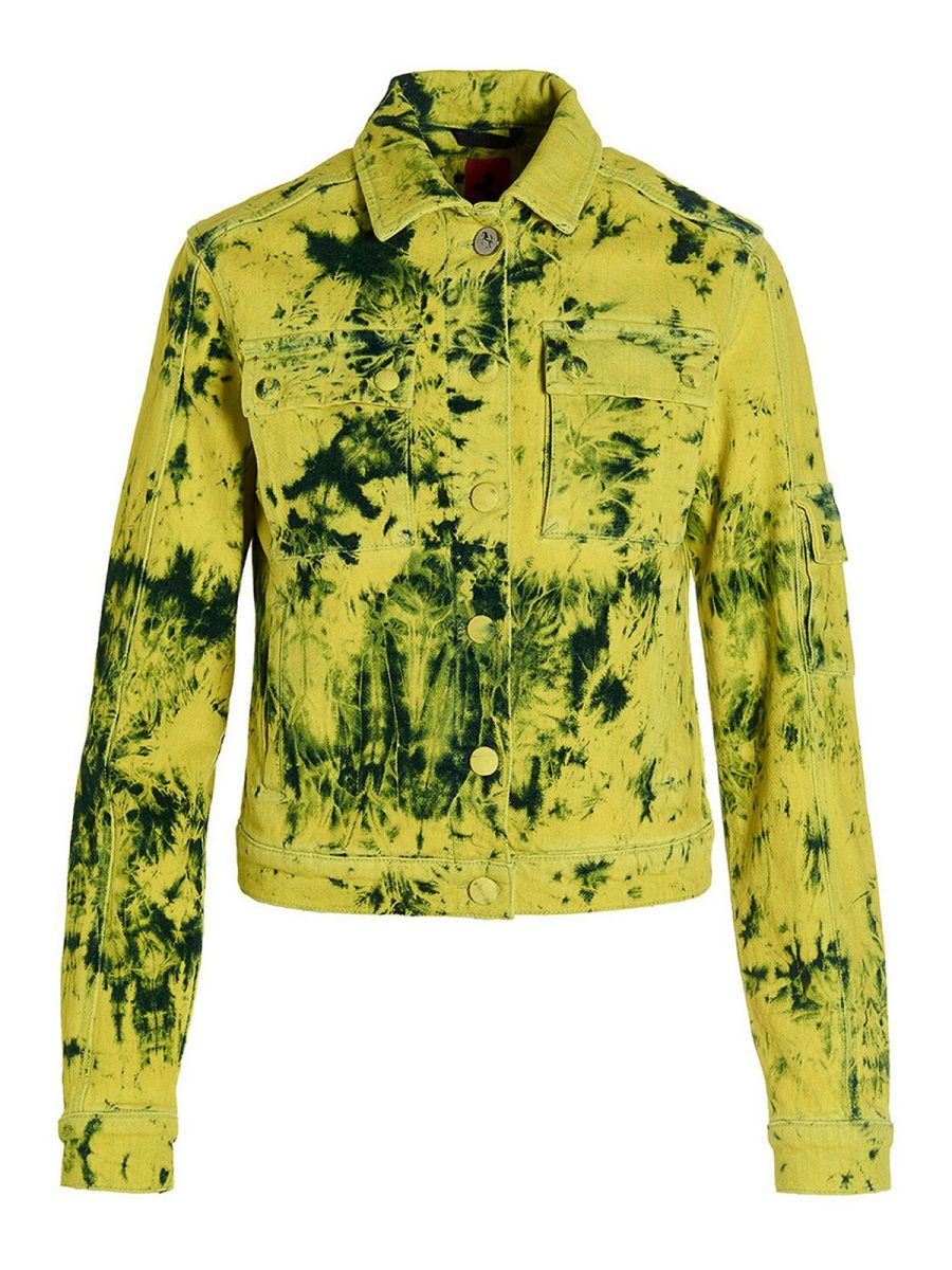 Ferrari Veste En Jean - Jaune