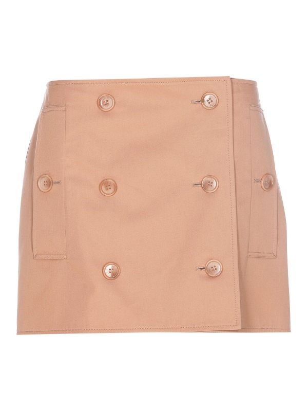Burberry Jupe Midi - Couleur Chair