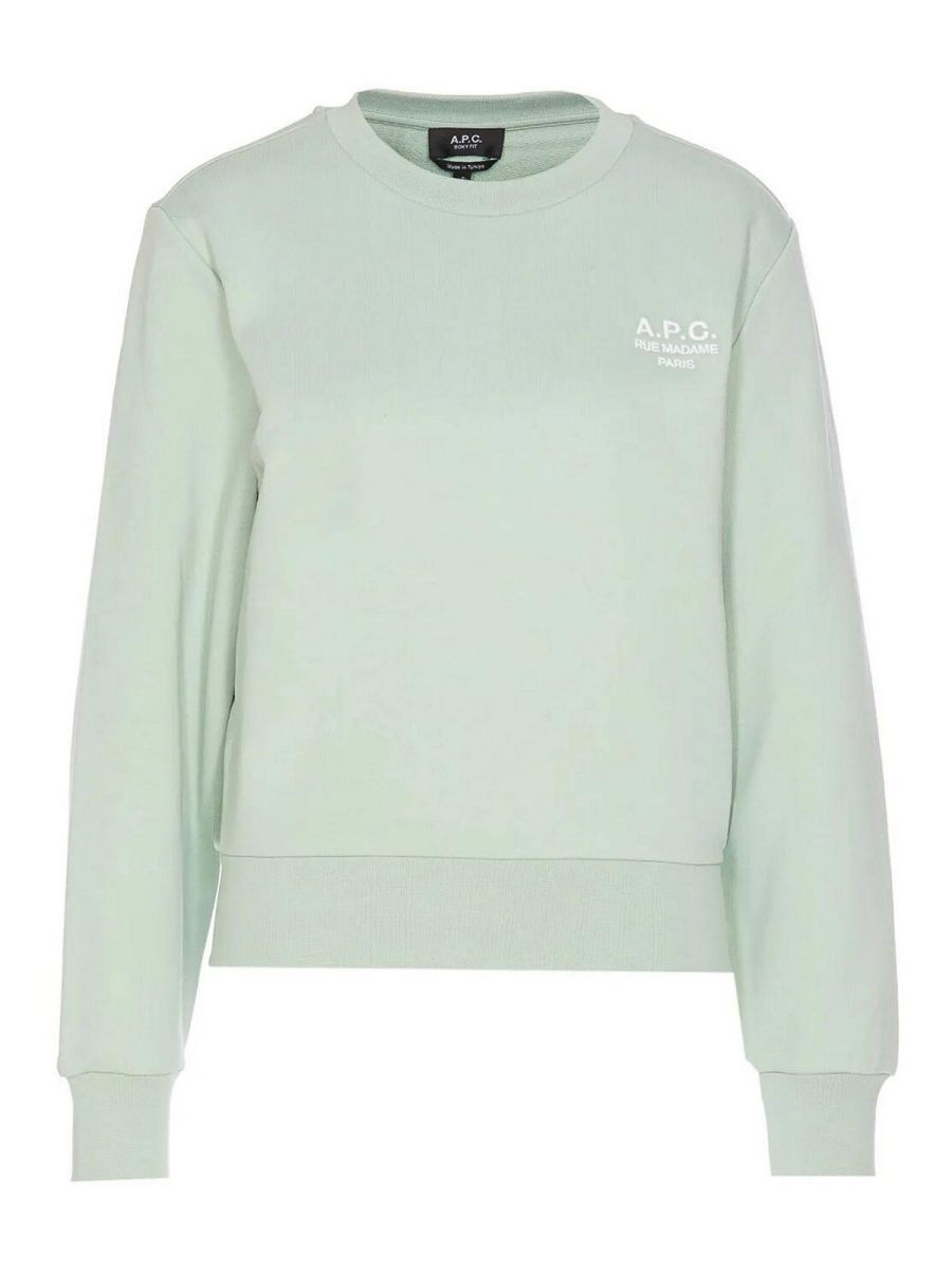 A. P.C. Pull Col Rond - Blanc