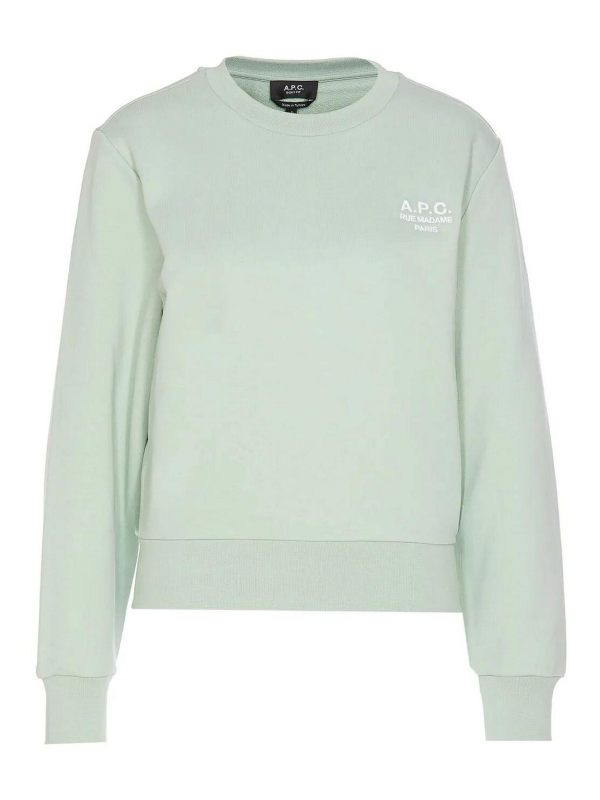 A. P.C. Pull Col Rond - Blanc